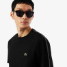 T-shirt Lacoste en coton jersey avec bande logo sur épaules Noir  | DM’Sports