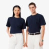 T-shirt Lacoste en coton jersey avec logo embossé Midnight Blue | DM’Sports