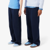 Pantalon de survêtement Lacoste en molleton coton loose fit Marine | DM’Sports