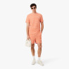 T-shirt Lacoste Classic Striped en coton Miami/Blossom | DM’Sports
