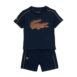 Ensemble Enfant avec imprimé LACOSTE bleu marine
