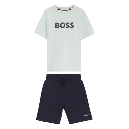 Ensemble T-shirt & Short Enfant – Style Chic & Confort BOSS vert