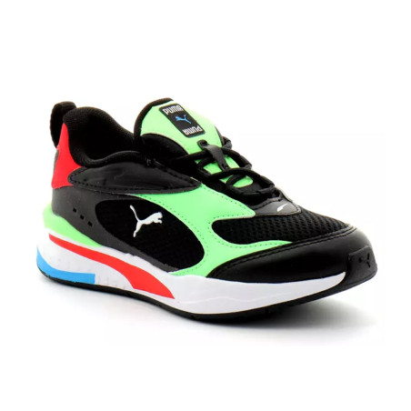 Baskets PUMA RS-Fast enfant noires et vertes