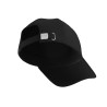 Casquette en serge de coton avec illustrations de tennis Lach_Membre BOSS noir