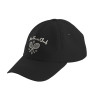 Casquette en serge de coton avec illustrations de tennis Lach_Membre BOSS noir