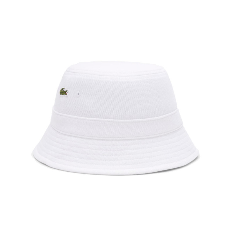 Bob LACOSTE en piqué de coton biologique uni Blanc