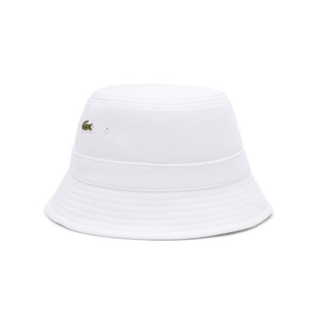 Bob LACOSTE en piqué de coton biologique uni Blanc