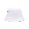 Bob LACOSTE en piqué de coton biologique uni Blanc