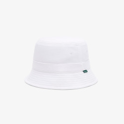 Bob LACOSTE en piqué de coton biologique uni Blanc