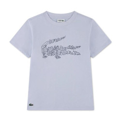 T-shirt enfant avec imrpimé LACOSTE bleu clair