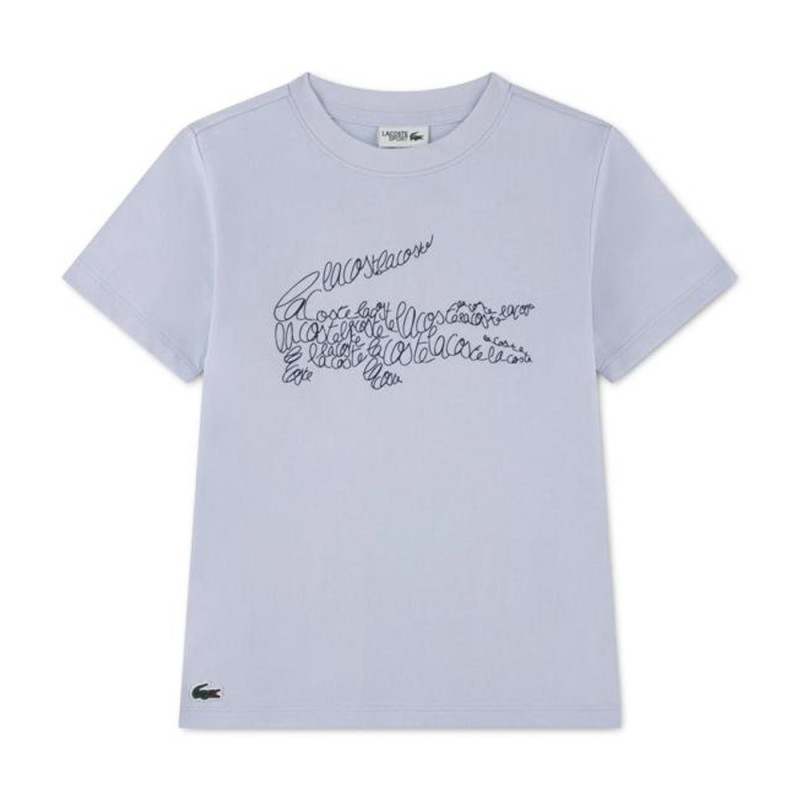 T-shirt enfant avec imrpimé LACOSTE bleu clair