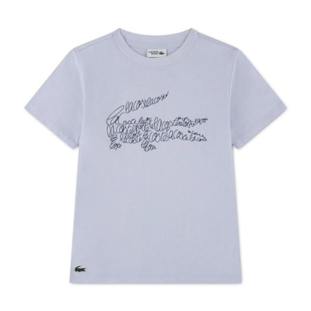 T-shirt enfant avec imrpimé LACOSTE bleu clair