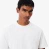 T-shirt Lacoste Commuter Piqué Blanc Homme | DM'Sports