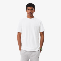 T-shirt Lacoste Commuter Piqué Blanc