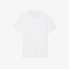 T-shirt Lacoste Commuter Piqué Blanc Homme | DM'Sports