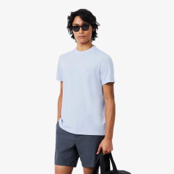 T-shirt Lacoste Commuter Piqué Bleu Clair