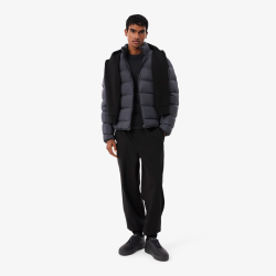 T-shirt Lacoste Commuter Piqué Noir Homme | DM'Sports