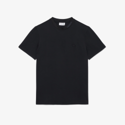 T-shirt Lacoste Commuter Piqué Noir Homme | DM'Sports