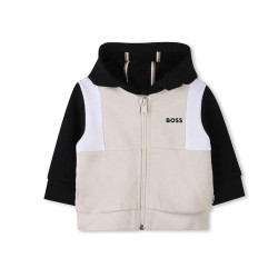 Ensemble Boss Beige et Noir Bébé cardigan et pantalon
