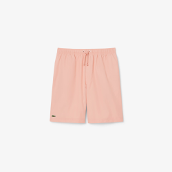 Short de Tennis Lacoste Diamond Taffeta Rose Corail Homme | DM'Sports