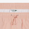Short de Tennis Lacoste Diamond Taffeta Rose Corail Homme | DM'Sports