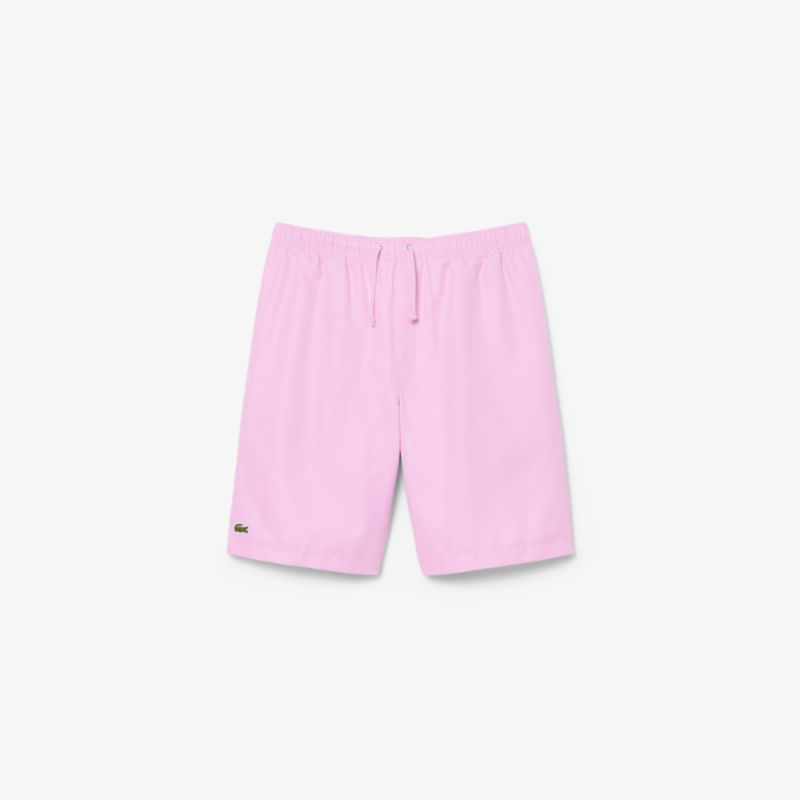 Short de Tennis Lacoste Diamond Taffeta Rose Homme | DM'Sports