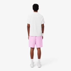 Short de Tennis Lacoste Diamond Taffeta Rose Homme | DM'Sports