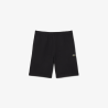 Short Lacoste Regular Fit Molleton Noir Homme | DM'Sports