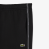 Short Lacoste Regular Fit Molleton Noir Homme | DM'Sports