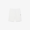 Short Lacoste Regular Fit Molleton Blanc Homme | DM'Sports