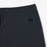 Short Lacoste Seersucker Coton Noir Gris Foncé Homme | DM'Sports
