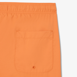 Short de Bain Lacoste Mid Length Orange Vert Homme | DM'Sports