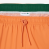 Short de Bain Lacoste Mid Length Orange Vert Homme | DM'Sports