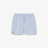 Short de Bain Lacoste Imprimé Crocodile Bleu Clair Homme | DM'Sports