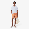 Short de Bain Lacoste Imprimé Crocodile Orange Homme | DM'Sports
