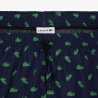 Short de Bain Lacoste Imprimé Crocodile Bleu Nuit Homme | DM'Sports