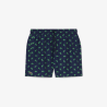 Short de Bain Lacoste Imprimé Crocodile Bleu Nuit Homme | DM'Sports