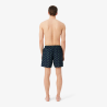 Short de Bain Lacoste Imprimé Crocodile Bleu Nuit Homme | DM'Sports