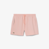 Short de Bain Lacoste Court Séchage Rapide Rose Vert Homme | DM'Sports