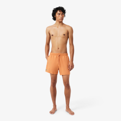 Short de Bain Lacoste Court Séchage Rapide Orange Vert Homme | DM'Sports