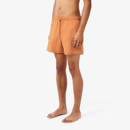Short de Bain Lacoste Court Séchage Rapide Orange Vert Homme | DM'Sports