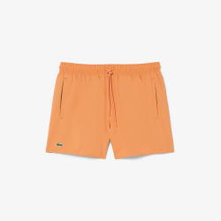 Short de Bain Lacoste Court Séchage Rapide Orange Vert Homme | DM'Sports