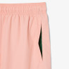 Short de Bain Lacoste Mi-Long Uni Rose / Vert