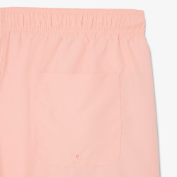 Short de Bain Lacoste Mi-Long Uni Rose / Vert