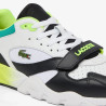 Sneakers LACOSTE Game Trainer Pro Homme Blanc/Vert – Style rétro tennis en mesh et cuir
