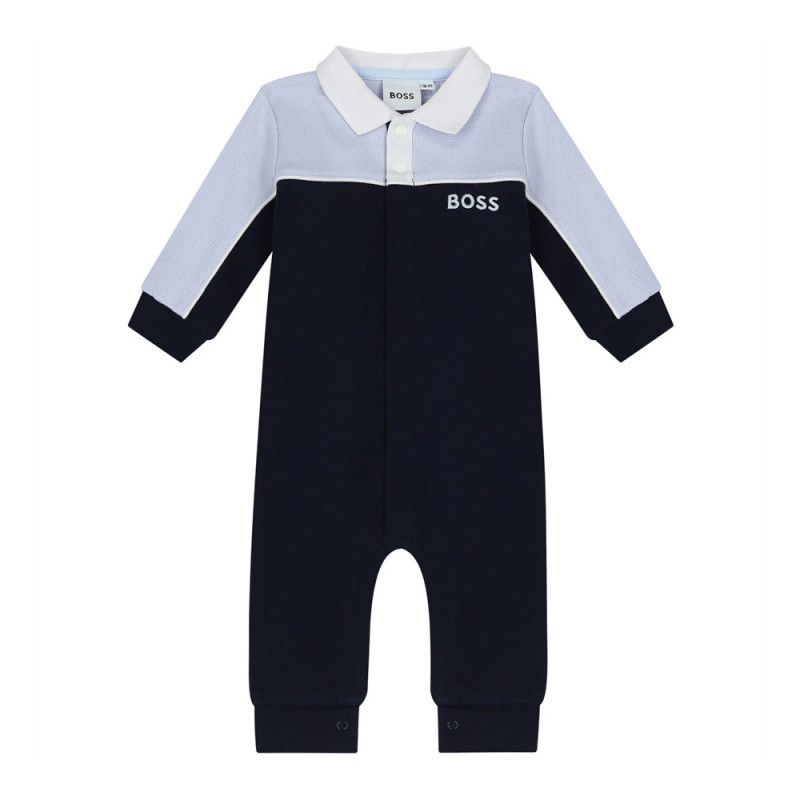 COMBINAISON PRÉSSIONNÉE BLEU NUIT BOSS BÉBÉ