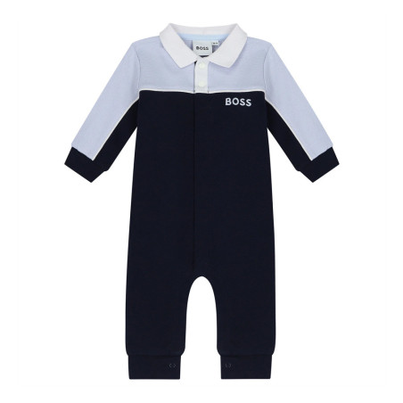 COMBINAISON PRÉSSIONNÉE BLEU NUIT BOSS BÉBÉ