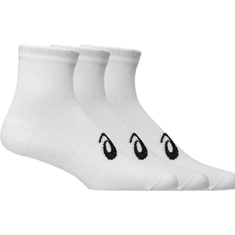 Chaussettes Unisex AEG 3 PACK QUARTER SOCK Blanc