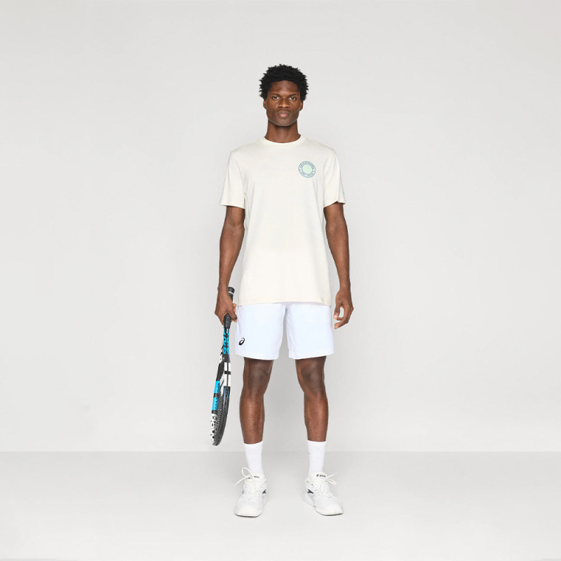 T-shirt homme PADEL COURT GRAPHIC SS TOP Cream