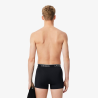 Lot de 3 Boxers Homme Lacoste Microfibre Noir | DM'Sports